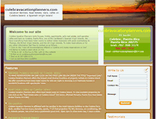 Tablet Screenshot of culebravacationplanners.com
